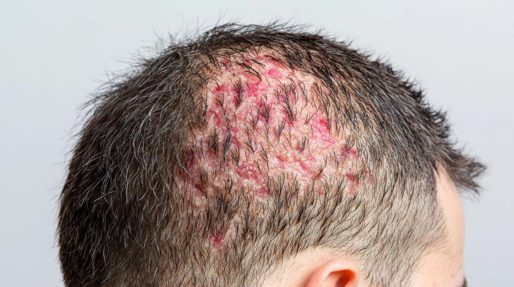 Герпес на голове в волосах