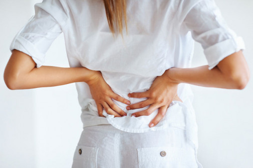 Массаж поясницы до